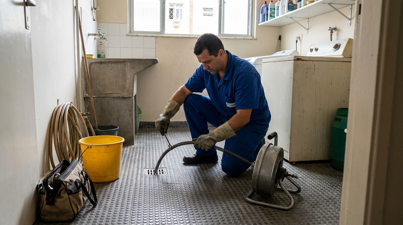 Desentupimento de canaletas em Recife-PE