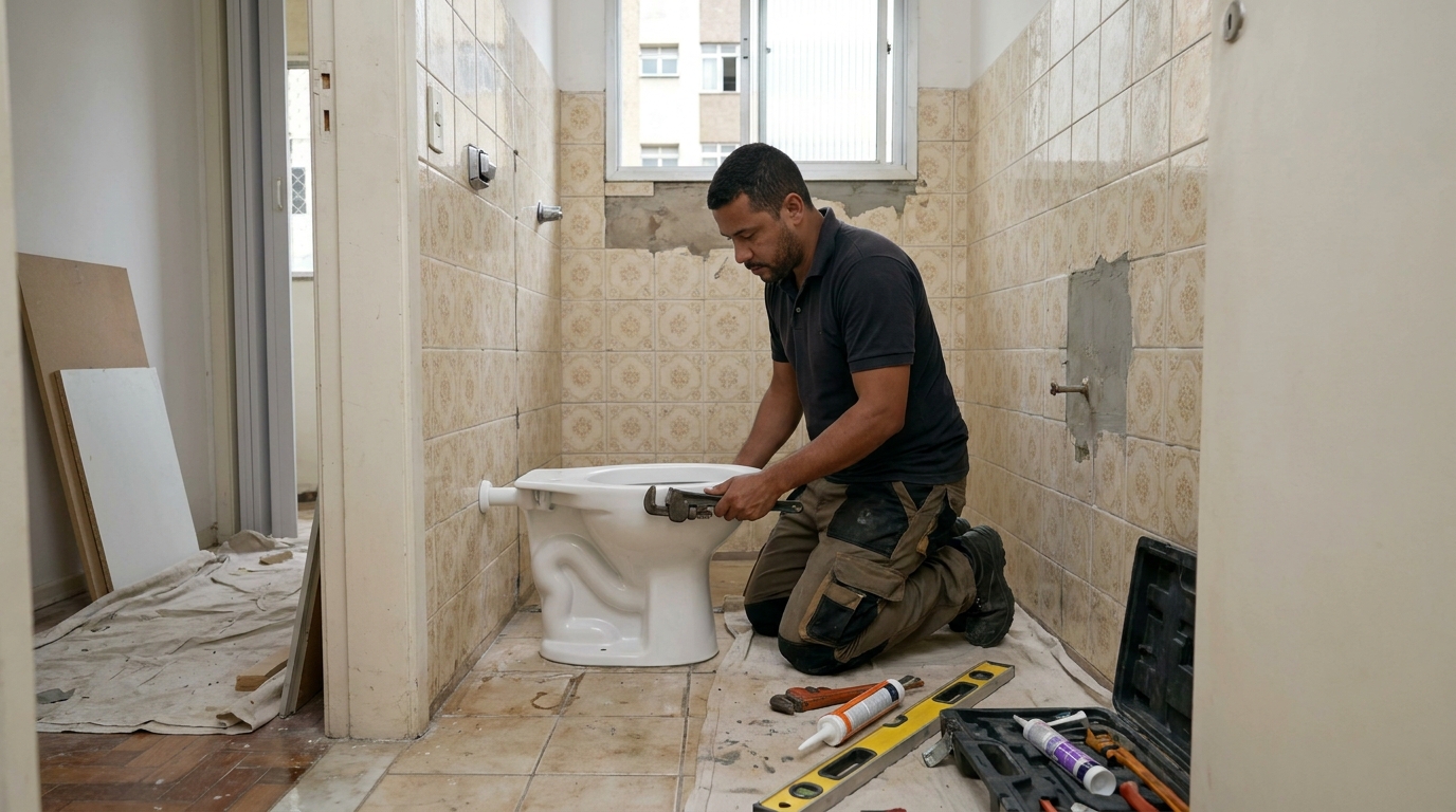Reforço de vedação sanitária em Recife-PE